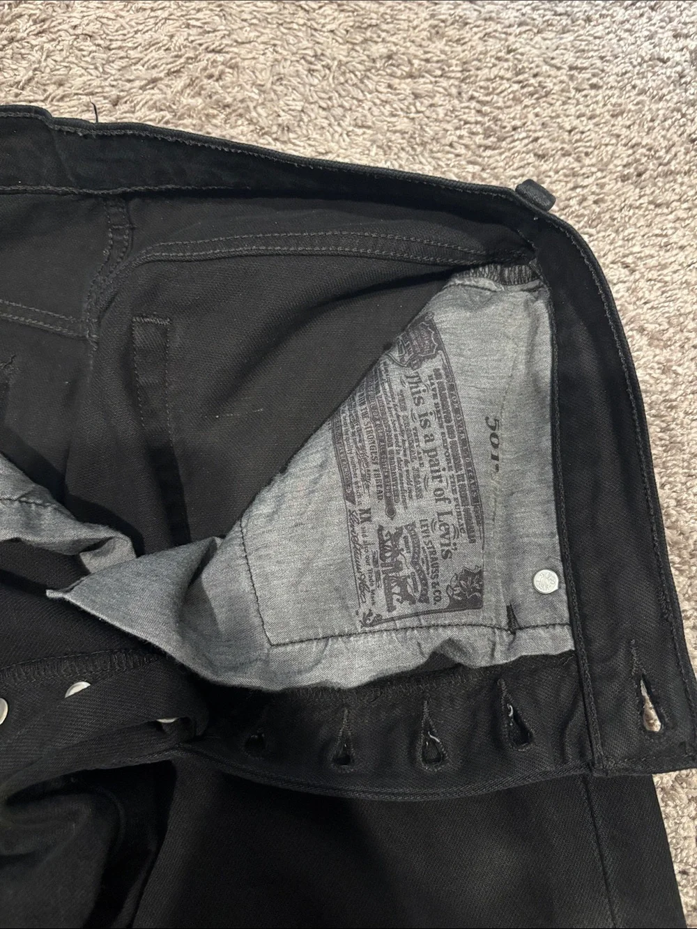 Levi 501 Original High Rise Jeans